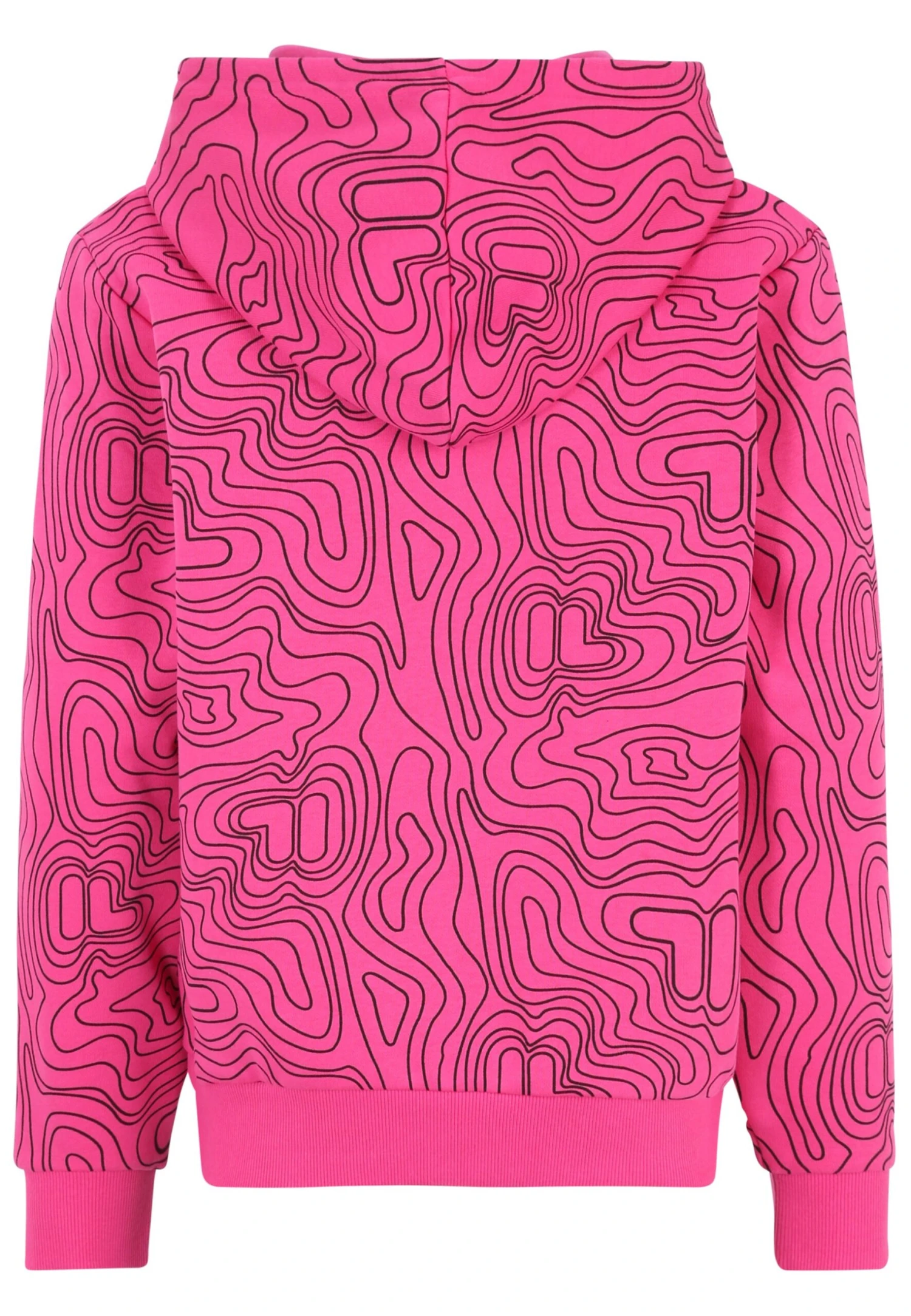 Fila Apparel Bimoehlen Cropped Felpa Con CappuccioFuchsia Purpel Topographic Aop Bambini Pullover & Cardigan 1FI23K01F-J11 2 Fila Apparel Bimoehlen Cropped Felpa Con CappuccioFuchsia Purpel Topographic Aop Bambini Pullover & Cardigan 1FI23K01F-J11 - immagine 2