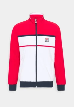 Fila Jacket MaxGiacca SportivaWhite/Red Uomo Abbigliamento 1FI42F00Y-A11