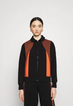 Fila Evonne Track SuitFelpa Con ZipBlack Beauty/Potting Soil Donna Felpe 1FI21G014-Q11