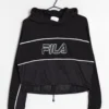Fila Felpa Con CappuccioBlack Donna Abbigliamento ZIR02GHUH-001
