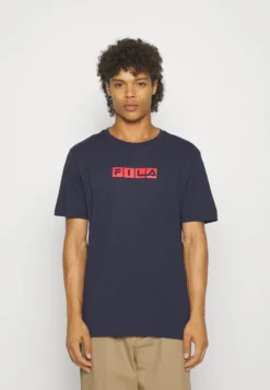 Fila Battweiler UnisexT-Shirt Con StampaBlack Iris Donna T-shirt E Top 1FI210014-K11