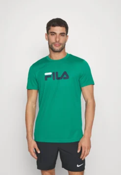 Fila LogoT-Shirt Con StampaUltramarine Green Uomo T-shirt E Polo 1FI42D03S-M11