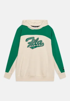 Fila Trappstadt Oversized Hoody UnisexFelpa Con CappuccioVerdant Green/Whitecap Gray Bambini Pullover & Cardigan 1FI26K034-M11