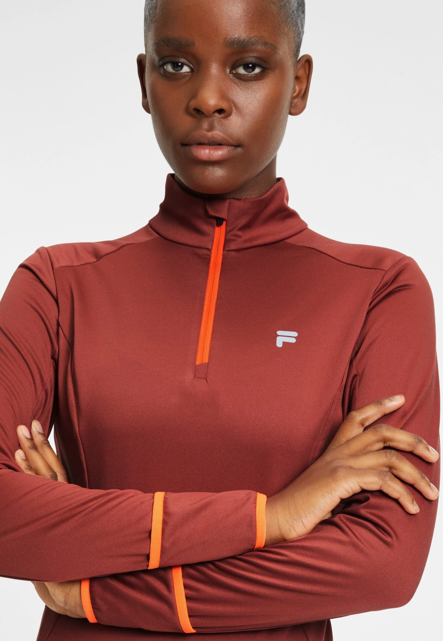 Fila Rande Half Zip Running Maglietta A Manica LungaMarsala Donna T-shirt E Top 1FI41D04T-G11 4 Fila Rande Half Zip Running Maglietta A Manica LungaMarsala Donna T-shirt E Top 1FI41D04T-G11 - immagine 4