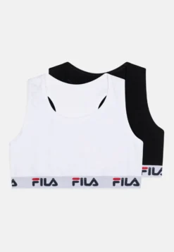 Fila Junior Girls Bra 2 PackBustinoBlack/White Bambini Intimo E Per La Notte 1FI83A00M-Q11