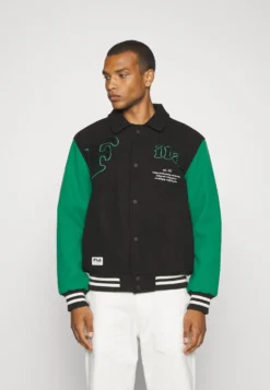 Fila Tehran College Jacket UnisexGiubbotto BomberBlack Uomo Giacche 1FI210015-Q11