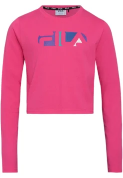 Fila Apparel Biebern Cropped Maglietta A Manica LungaFuchsia Purple Bambini T-shirt & Top 1FI23G01G-J11