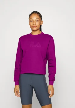 Fila Bevaix Cropped CrewFelpaWild Aster Donna Abbigliamento 1FI41G01P-G11