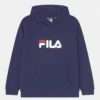 Fila Sande Classic Logo Hoody UnisexFelpaMedieval Blue Bambini Pullover & Cardigan 1FI26K02B-K11