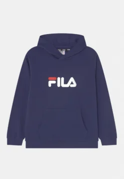 Fila Sande Classic Logo Hoody UnisexFelpaMedieval Blue Bambini Pullover & Cardigan 1FI26K02B-K11