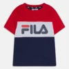 Fila Balimo Blocked Tee UnisexT-Shirt Con StampaMedieval Blue/True Red/Bright White Bambini T-shirt & Top 1FI26G02A-K11