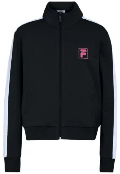Fila Bestwig Cropped Track- Felpa Con Zip - Black