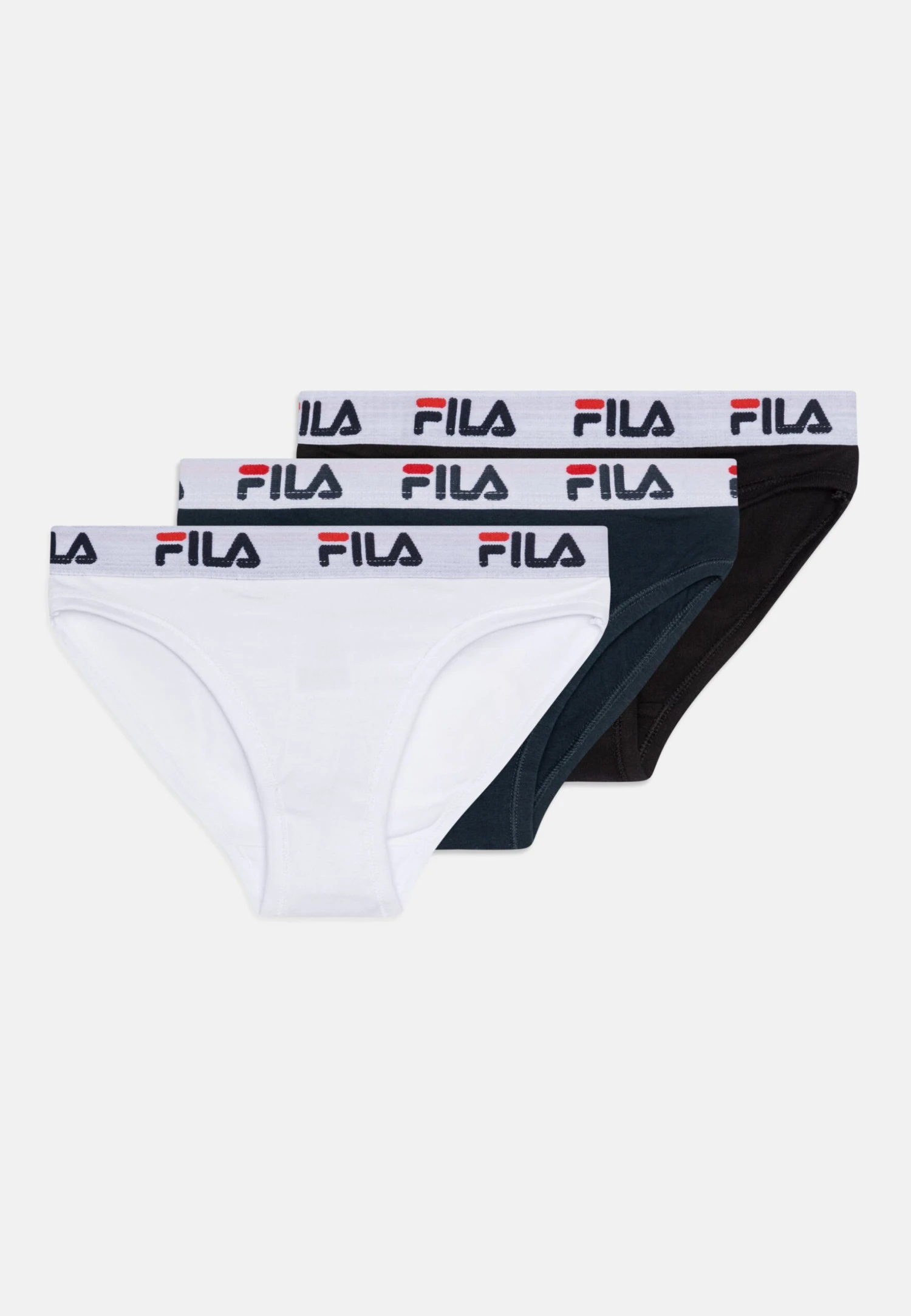 Fila Junior Girls Briefs 3 PackSlipBlack/White/Navy Bambini Intimo E Per La Notte 1FI83A00L-A11 1 Fila Junior Girls Briefs 3 PackSlipBlack/White/Navy Bambini Intimo E Per La Notte 1FI83A00L-A11