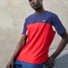 Fila Baunatal TeeT-Shirt Con StampaBlack Iris/True Red Uomo T-shirt E Polo 1FI22O077-K11
