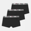 Fila Junior Boy 3 PackCulotteBlack Bambini Intimo E Per La Notte 1FI84A003-Q11