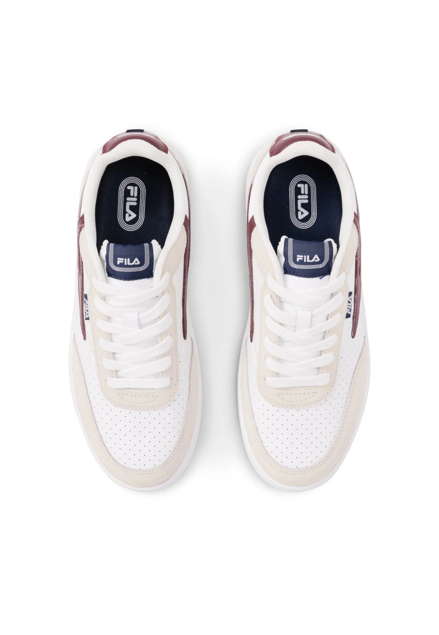 Fila Footwear Sevaro S - Sneakers Basse - White/Tawny Port 3 Fila Footwear Sevaro S - Sneakers Basse - White/Tawny Port - immagine 3