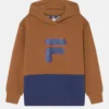 Fila Bielefeld HoodyFelpaNuthatch/Medieval Blue Bambini Pullover & Cardigan 1FI26K01X-O11