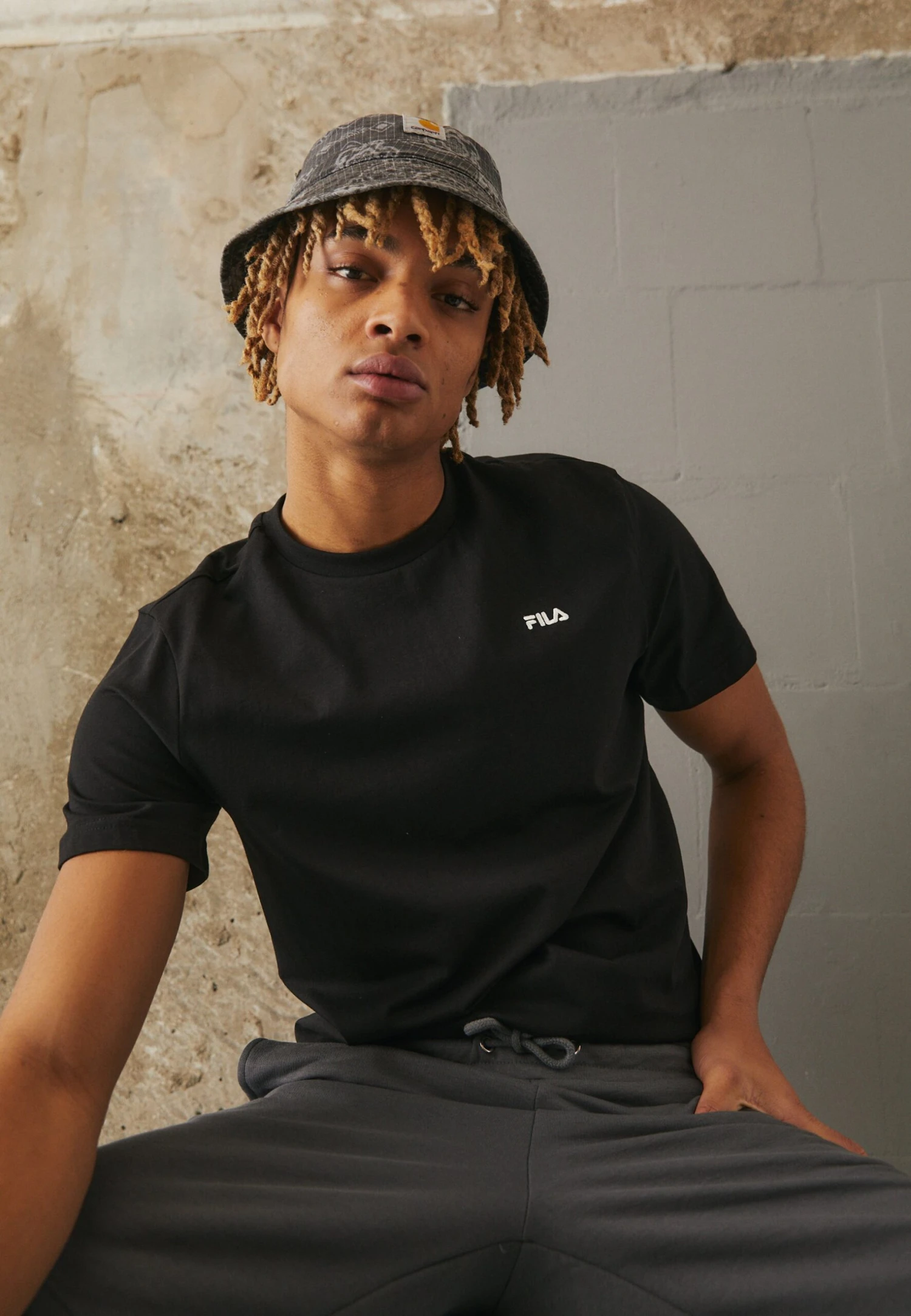 Fila Berloz Tee Unisex - T-Shirt Basic - Black 1 Fila Berloz Tee Unisex - T-Shirt Basic - Black