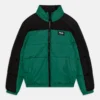 Fila Thalwenden Teens Blocked Puff UnisexGiacca InvernaleVerdant Green/Black Bambini Abbigliamento Outwear 1FI26L00Q-M11
