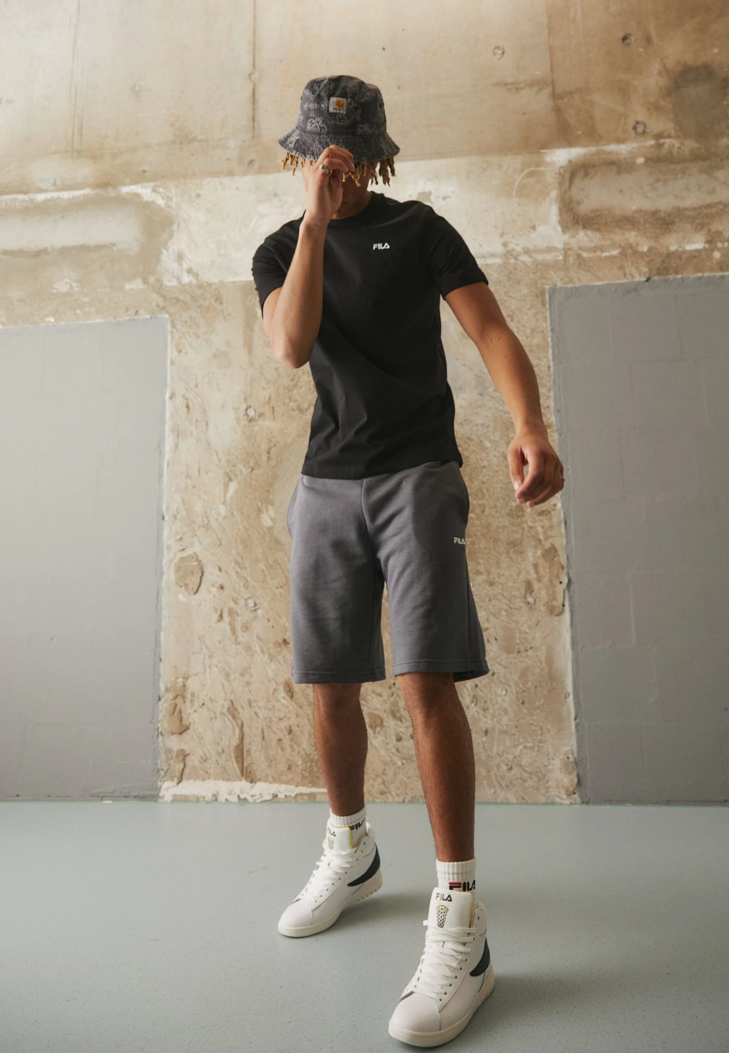 Fila Berloz Tee Unisex - T-Shirt Basic - Black 2 Fila Berloz Tee Unisex - T-Shirt Basic - Black - immagine 2