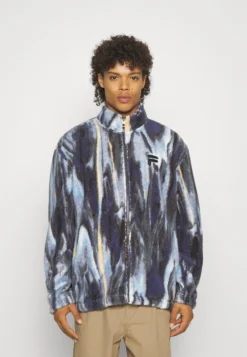 Fila Couzeix Zipper Jacket UnisexGiacca In PileBlue Donna Felpe 1FI21001C-T11