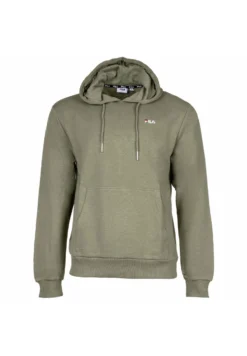 Fila Langarm LogoFelpa Con CappuccioOil Green Uomo Maglieria E Felpe 1FI22S07I-M11