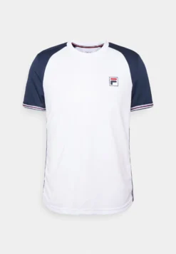 Fila AlfieT-Shirt Con StampaWhite/Peacoat Blue Uomo Abbigliamento 1FI42D036-A11