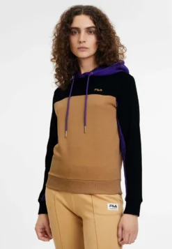 Fila BiebertalFelpa Con CappuccioSchwarz Donna Felpe 1FI21J05R-Q11