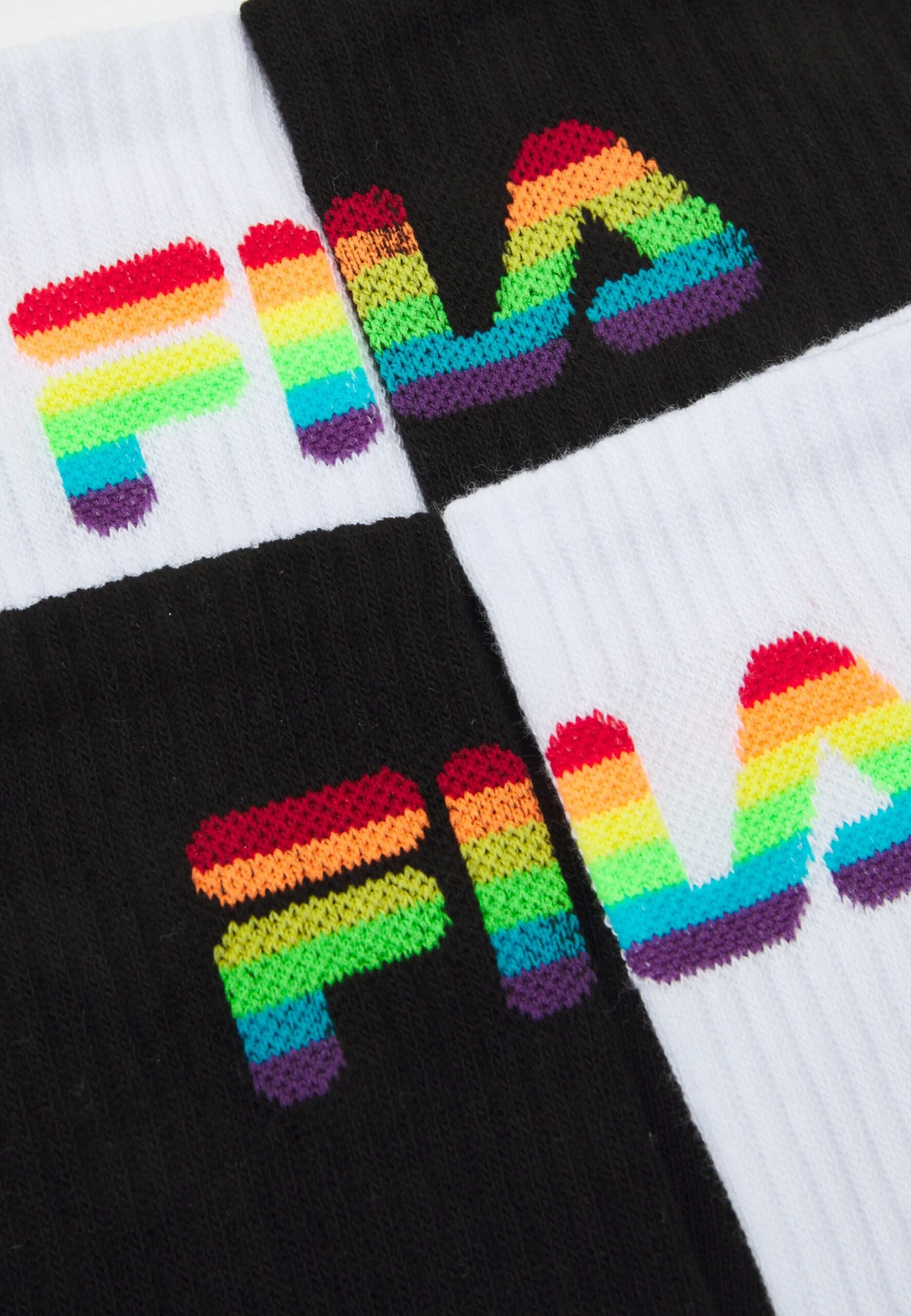 Fila Man Socks - Calze - White/Black 2 Fila Man Socks - Calze - White/Black - immagine 2