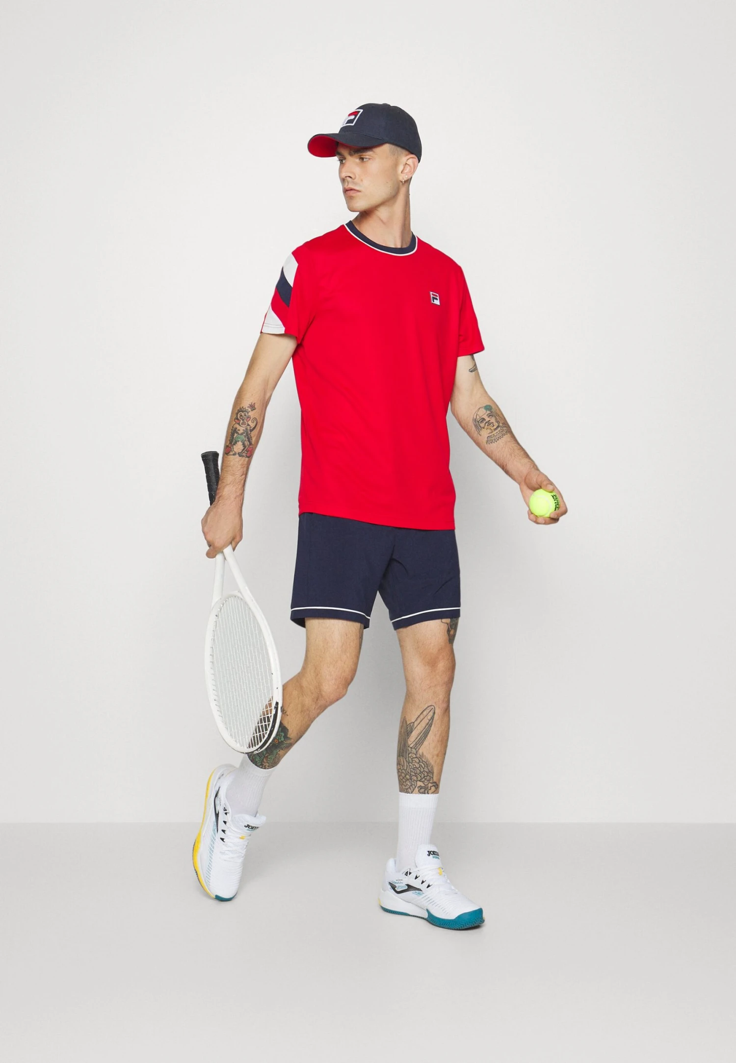 Fila Enzo - T-Shirt Con Stampa - Red 2 Fila Enzo - T-Shirt Con Stampa - Red - immagine 2