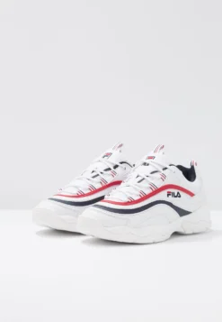 Fila Ray - Sneakers Basse - White/Navy/Red -Negozio al dettaglio Fila 76c6bfd5587046f484f3fa7a2d30ea84