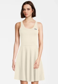 Fila Teldau Skater Vestito Di MaglinaAntique White Donna Abbigliamento 1FI41L00M-A11