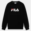 Fila Sordal Classic Logo Crew UnisexFelpaBlack Bambini Pullover & Cardigan 1FI26K01J-Q11
