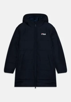 Fila Bergkamen Teen Girls Long PuffCappotto InvernaleBlack Iris Bambini Abbigliamento 1FI23L00E-K11