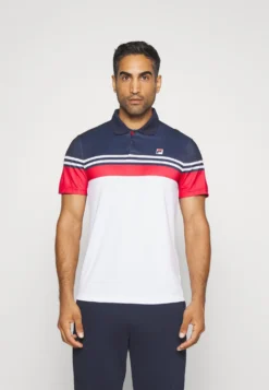 Fila PaulPoloWhite/Red Uomo Abbigliamento 1FI42D04K-A12