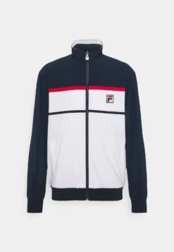 Fila Jacket MaxGiacca SportivaWhite/Peacoat Blue Uomo Pantaloni Sportivi E Joggers 1FI42F00Y-A12