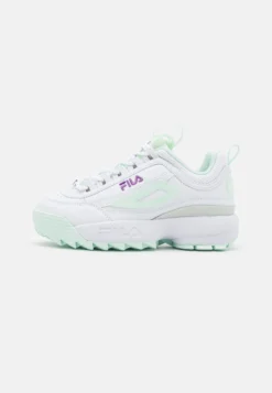 Fila DisruptorSneakers BasseWhite/Mint Bambini Sneakers 1FI16D01C-A11