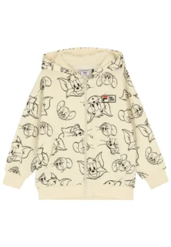 Fila Apparel Tulsa Aop Felpa Con CappuccioEgret Tom & Jerry Aop Bambini Pullover & Cardigan 1FI21000Q-A11