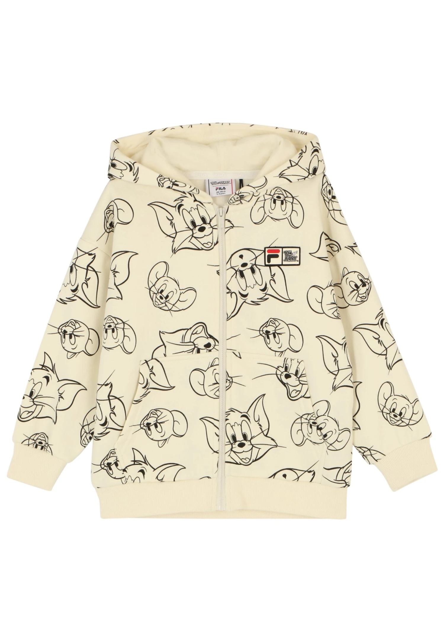 Fila Apparel Tulsa Aop Felpa Con CappuccioEgret Tom & Jerry Aop Bambini Pullover & Cardigan 1FI21000Q-A11 1 Fila Apparel Tulsa Aop Felpa Con CappuccioEgret Tom & Jerry Aop Bambini Pullover & Cardigan 1FI21000Q-A11