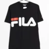 Fila T-Shirt Con StampaBlack Donna Abbigliamento ZIR02JI1X-001