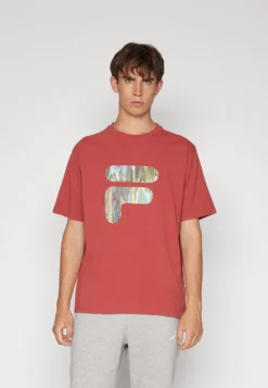 Fila Croix Tee UnisexT-Shirt Con StampaMarsala Donna T-shirt E Top 1FI21001A-G11
