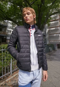 Fila Berglern Thin Puffer JacketGiacca Da Mezza StagioneMoonless Night Uomo Giacche 1FI22T03O-Q11