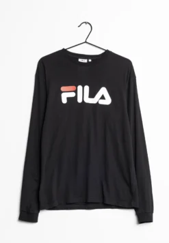 Fila T-Shirt Con StampaBlack Uomo Abbigliamento ZIR02HAK7-001