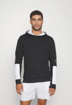 Fila Hoody HayoFelpa Con CappuccioBlack/White Uomo Maglieria E Felpe 1FI42G02C-Q11