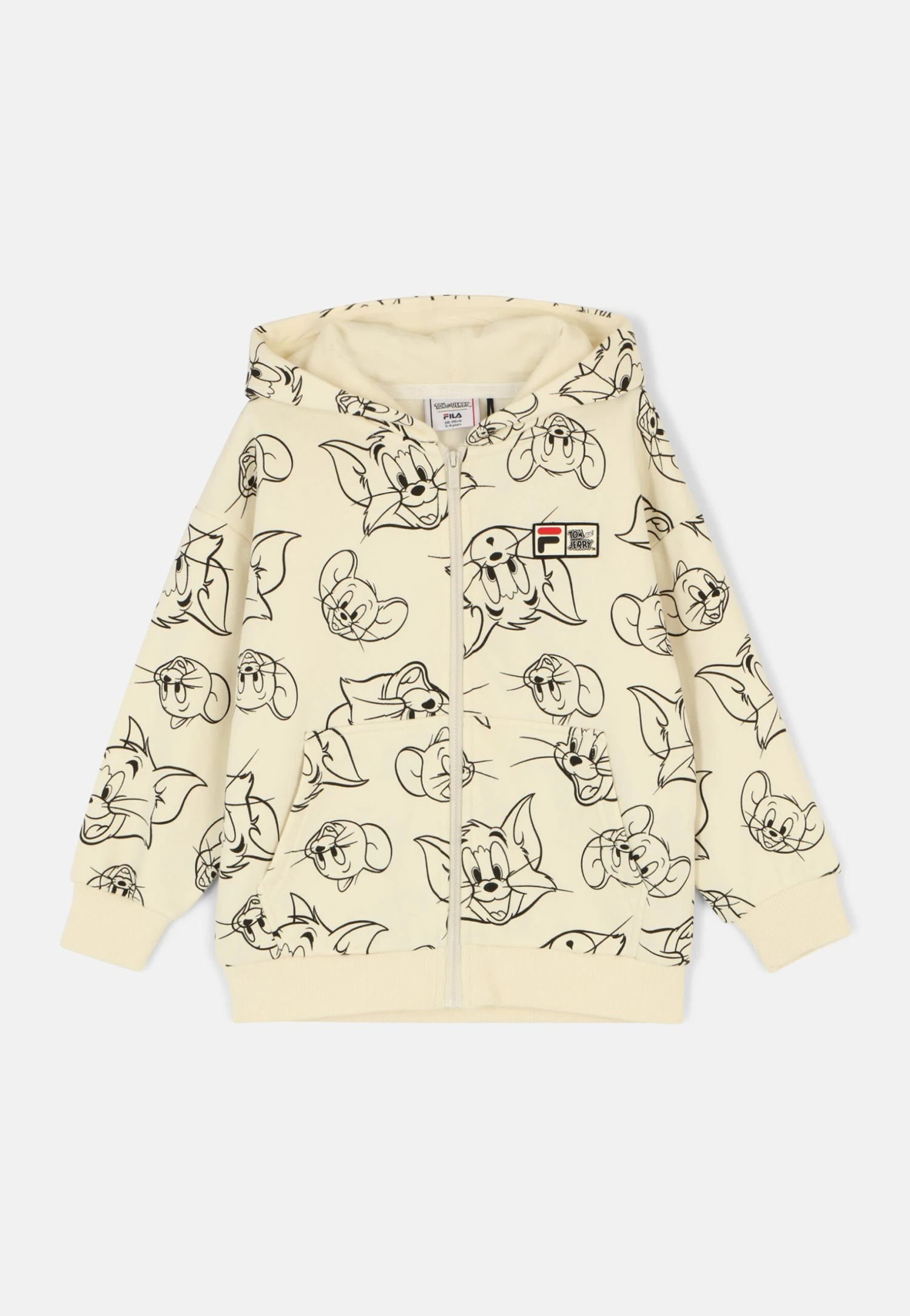 Fila Apparel Tulsa Aop Felpa Con CappuccioEgret Tom & Jerry Aop Bambini Pullover & Cardigan 1FI21000Q-A11 4 Fila Apparel Tulsa Aop Felpa Con CappuccioEgret Tom & Jerry Aop Bambini Pullover & Cardigan 1FI21000Q-A11 - immagine 4