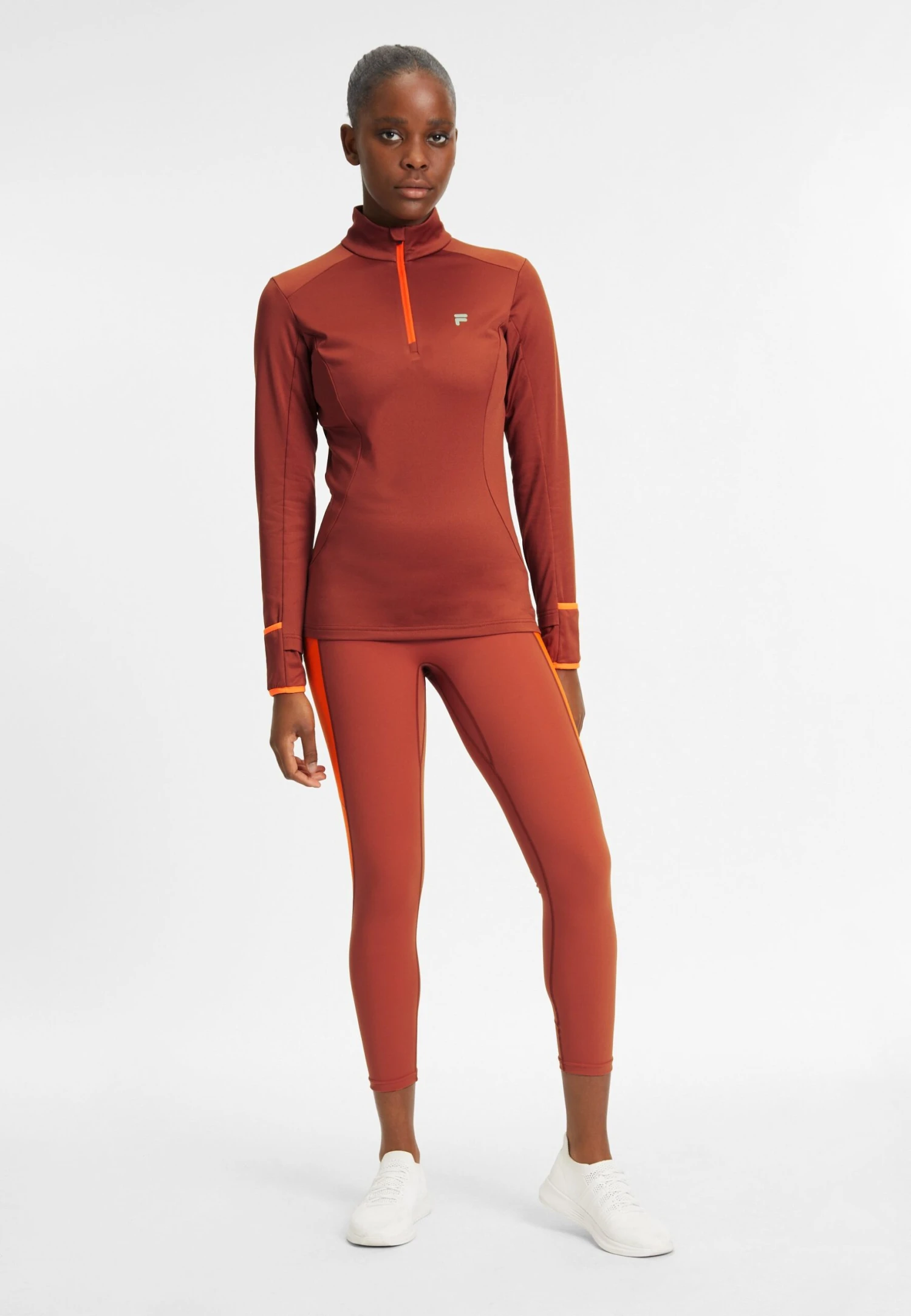 Fila Rande Half Zip Running Maglietta A Manica LungaMarsala Donna T-shirt E Top 1FI41D04T-G11 2 Fila Rande Half Zip Running Maglietta A Manica LungaMarsala Donna T-shirt E Top 1FI41D04T-G11 - immagine 2