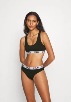 Fila Woman Brazilian 3 PackSlipBlack Donna Intimo 1FI81R00V-Q11
