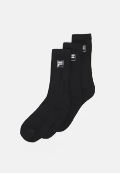 Fila Crew Tennis 6 Pack Unisex - Calze - Black