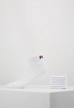 Fila Quarter Plain 6 Pack - Calze - White