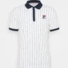 Fila Stripes BjörnPoloWhite Alyssum Uomo Abbigliamento 1FI42D02B-B11